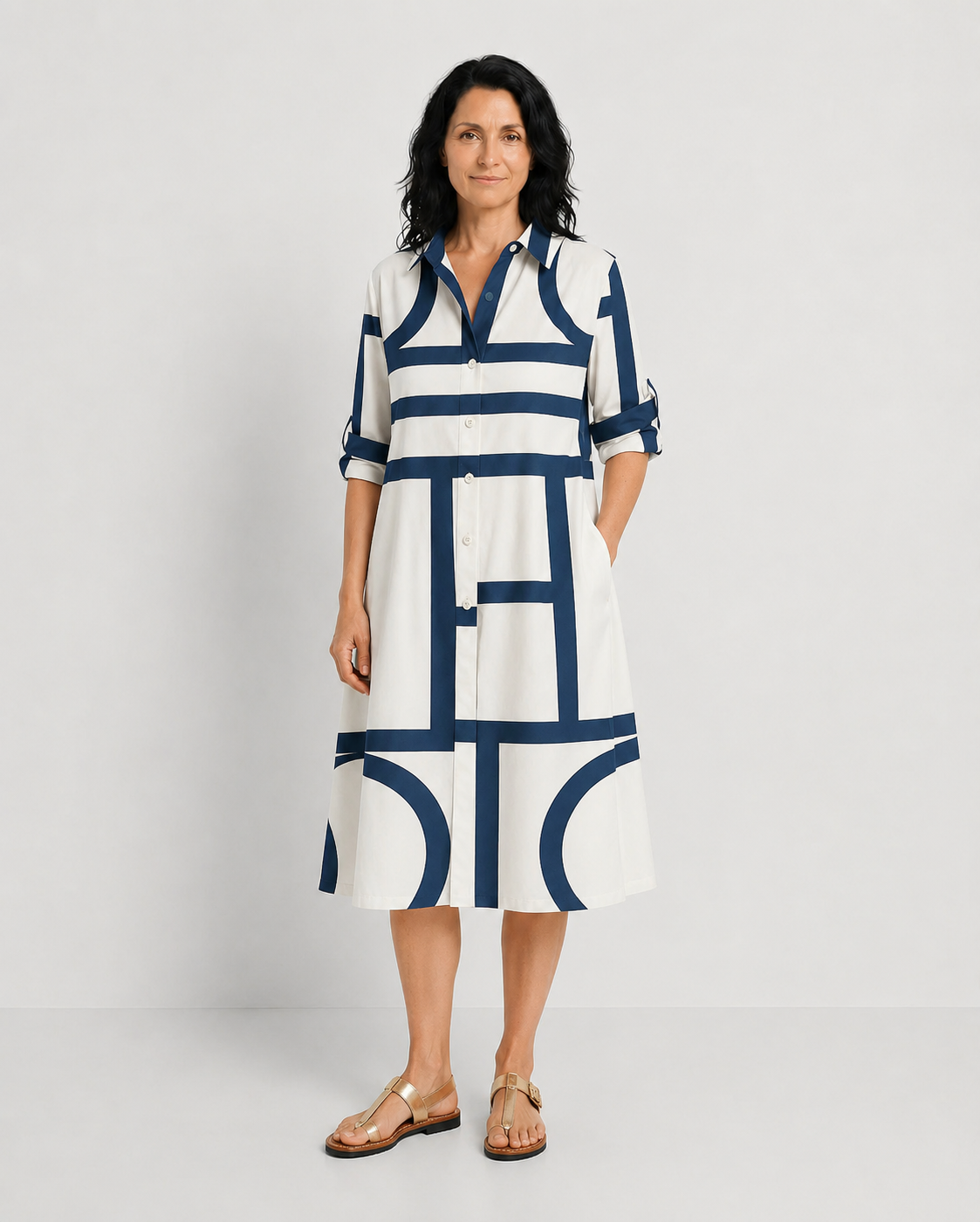 ADELINA | ROCHIE CU PRINT GEOMETRIC