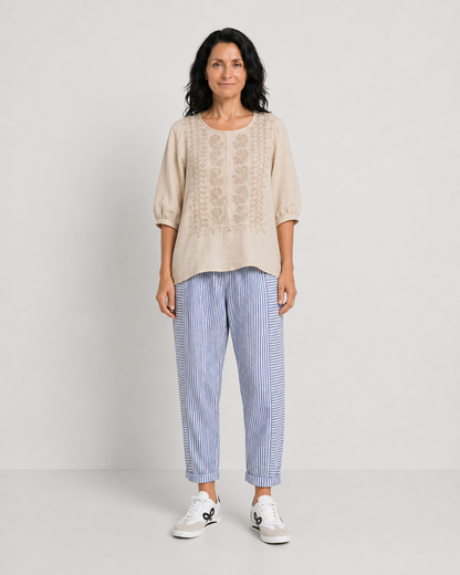 OANA | PANTALONI CU PRINT ÎN DUNGI