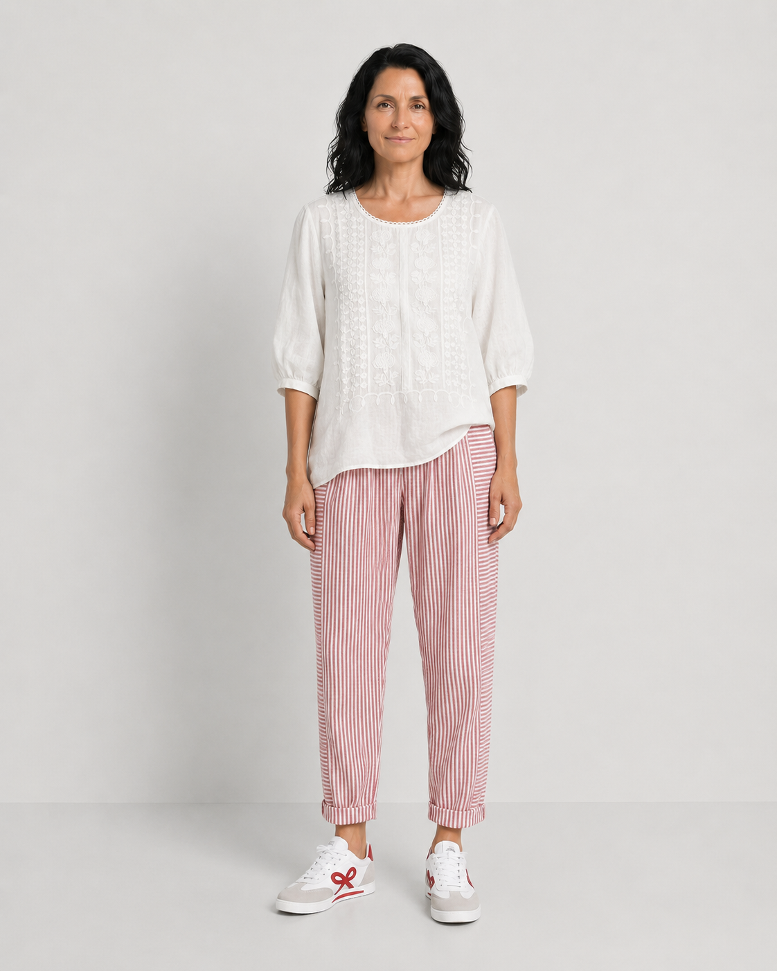 OANA | PANTALONI CU PRINT ÎN DUNGI