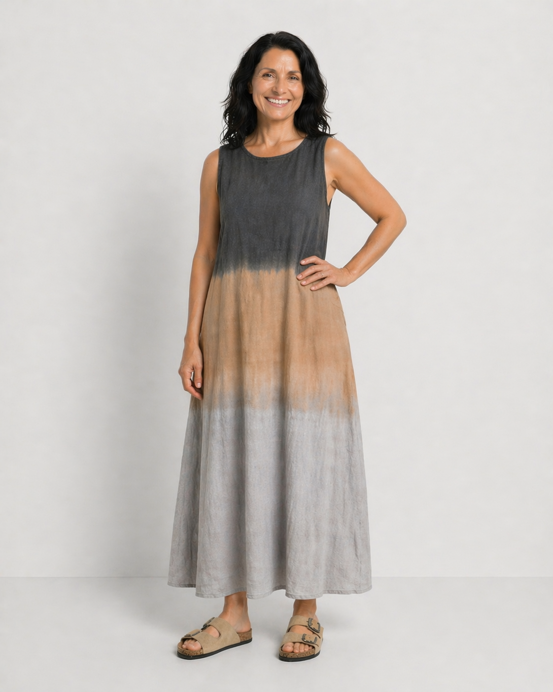 IRINA | ROCHIE MIDI OMBRÉ FĂRĂ MÂNECI