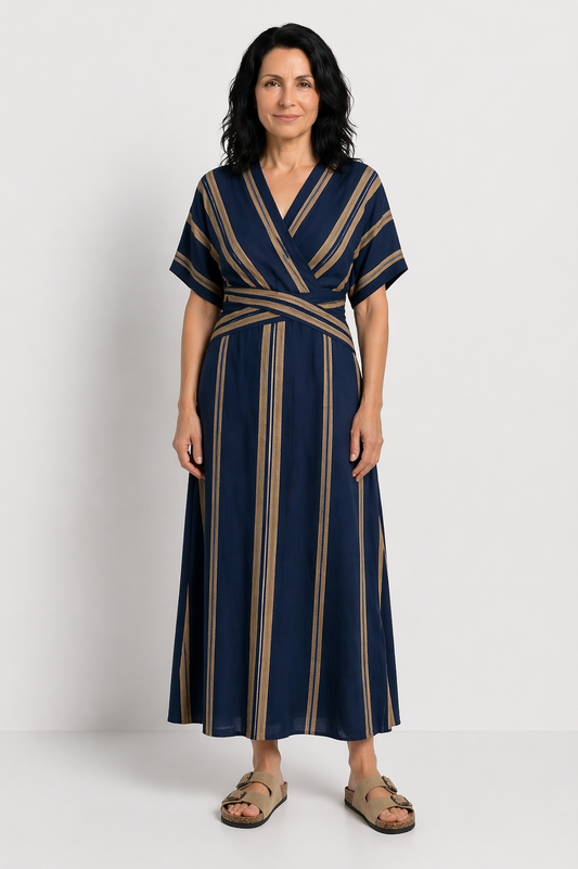 LARENA | ROCHIE MAXI CU TALIE EVIDENȚIATĂ