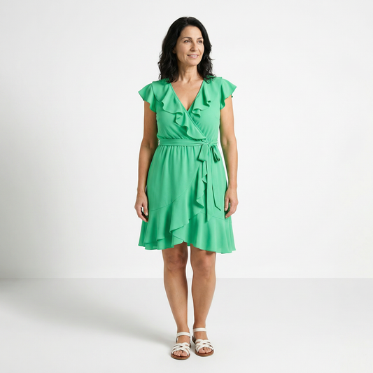 SILVIA | ROCHIE FEMININĂ CU VOLANE