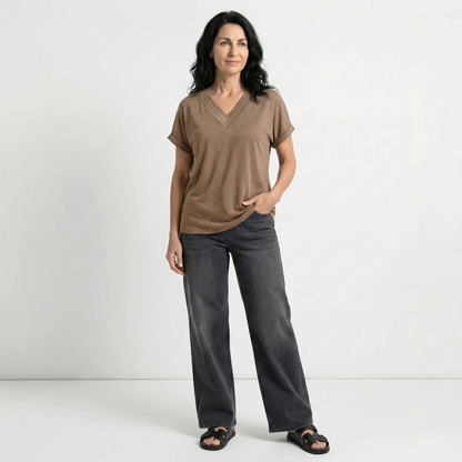 IRIS | TRICOU LEJER DECOLTEU V