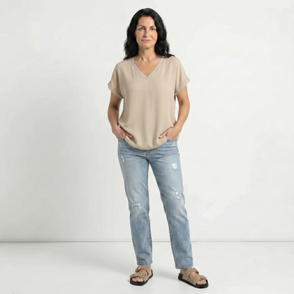 MARIA | TRICOU LEJER CU DECOLTEU V