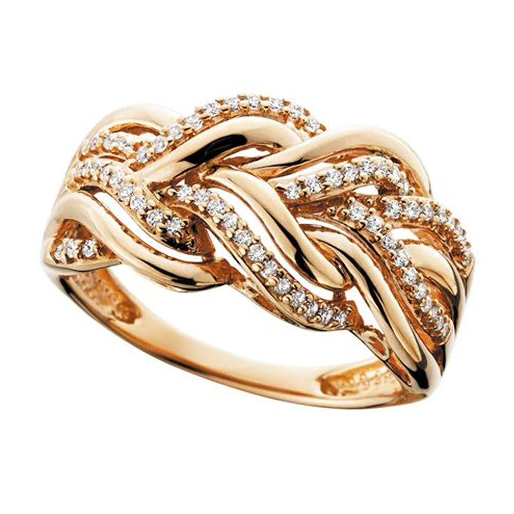 INEL ROSE GOLD ÎMPLETIT CU STRĂLUCIRE